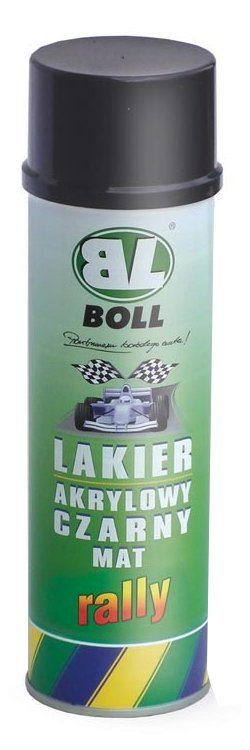 LAKIER AKRYLOWY CZARNY MAT SPRAY BOLL 500ML 001011 za 24 13 zł z