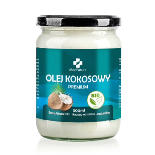 OLEJ KOKOSOWY NIERAFINOWANY EXTRA VIRGIN BIO 500ml 6866650217 Allegro Pl