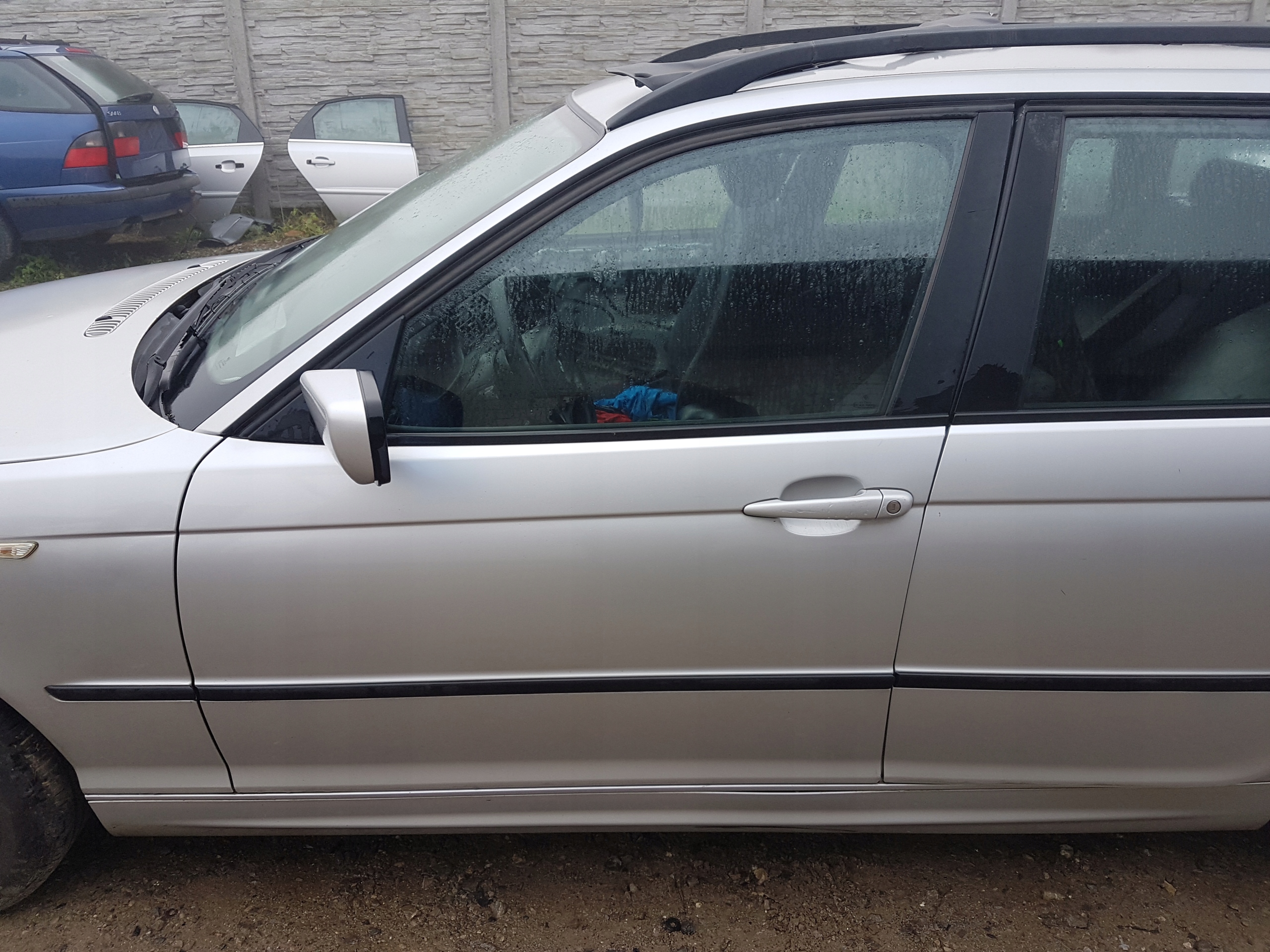 BMW 3 E46 SEDAN KOMBI DRZWI LEWY PRZÓD TITANSILBER za 200 zł z