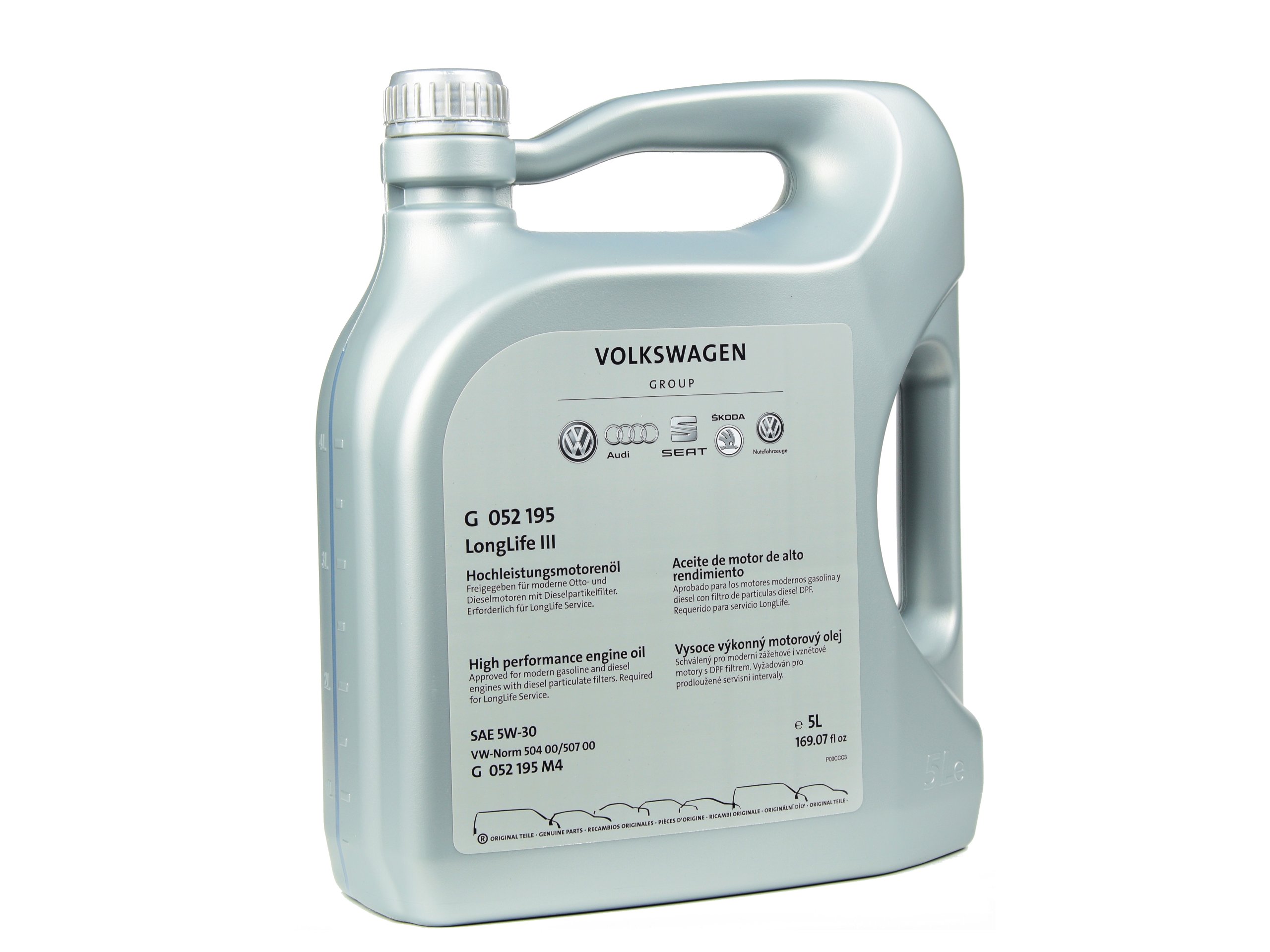 ORYGINALNY OLEJ VW LongLife III 5W30 5L G052195 6644201686