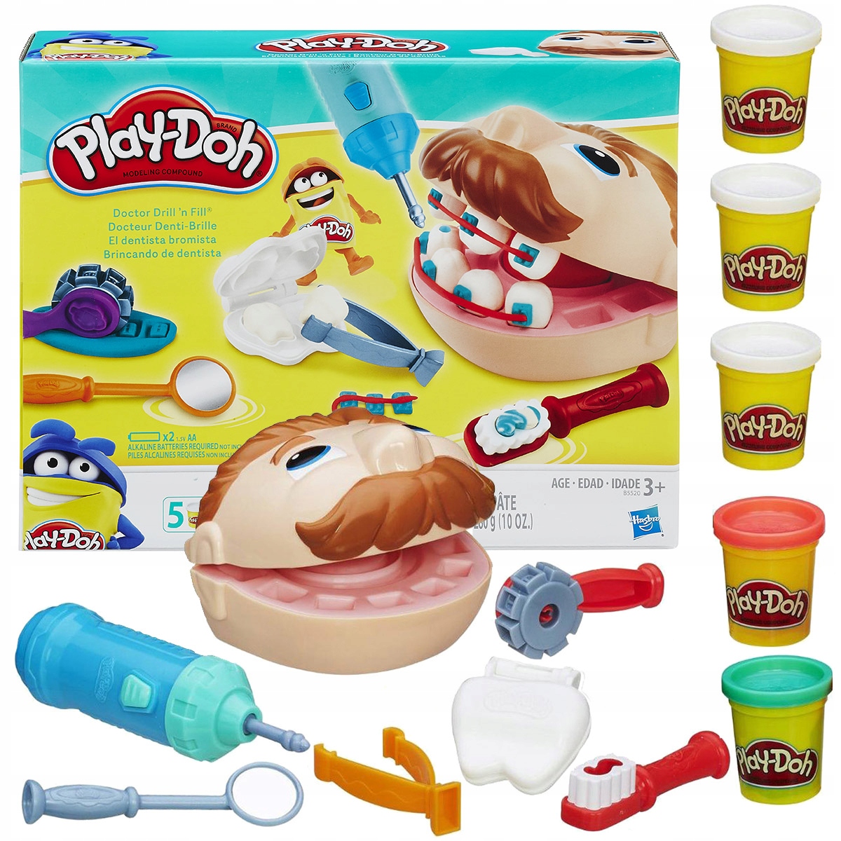 HASBRO PLAY DOH Ciastolina DENTYSTA PlayDoh B5520 7527329150