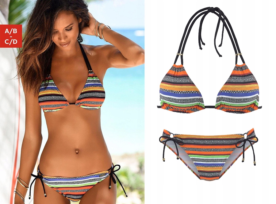 19DYN523 BRUNO BANANI STRÓJ KĄPIELOWY BIKINI 38A B 7458113897