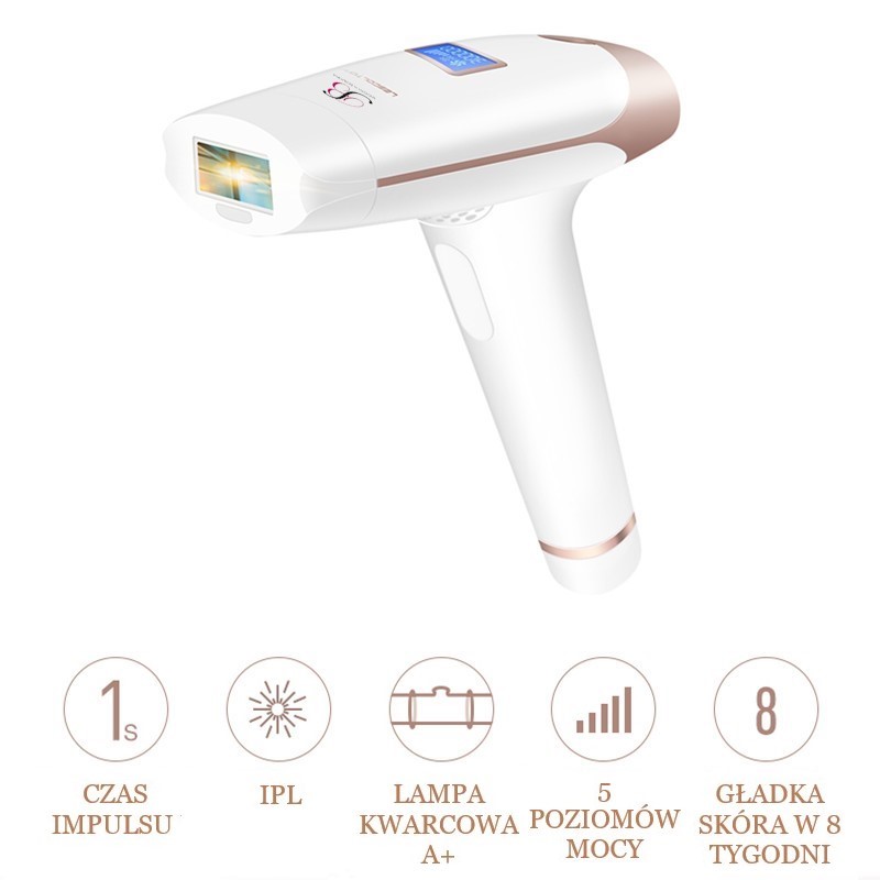 Depilator Laserowy IPL Smooth Beautiful 300k 7157962244 Oficjalne