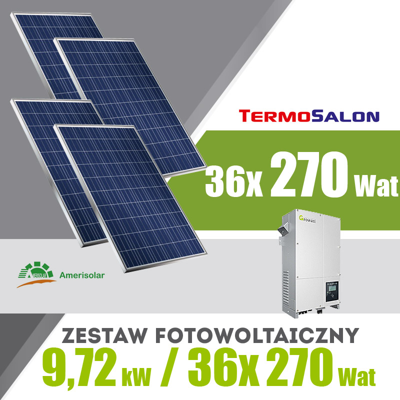 Zestaw fotowoltaiczny elektrownia słoneczna 9 72kW 6761525165