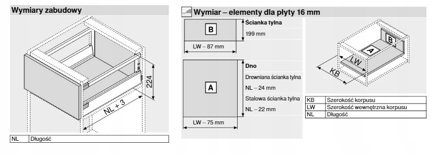 Szuflada Tandembox BLUM Antaro 300 Wysoka D Szara 7687523469 Allegro Pl