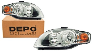 DEPO REFLEKTORY LAMPY PRZÓD AUDI A4 B7 L+P KPL.