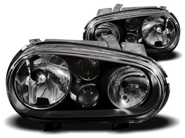 LAMPY VW GOLF IV 4 98-04R H7/H1 HALOGEN DEPO BLACK