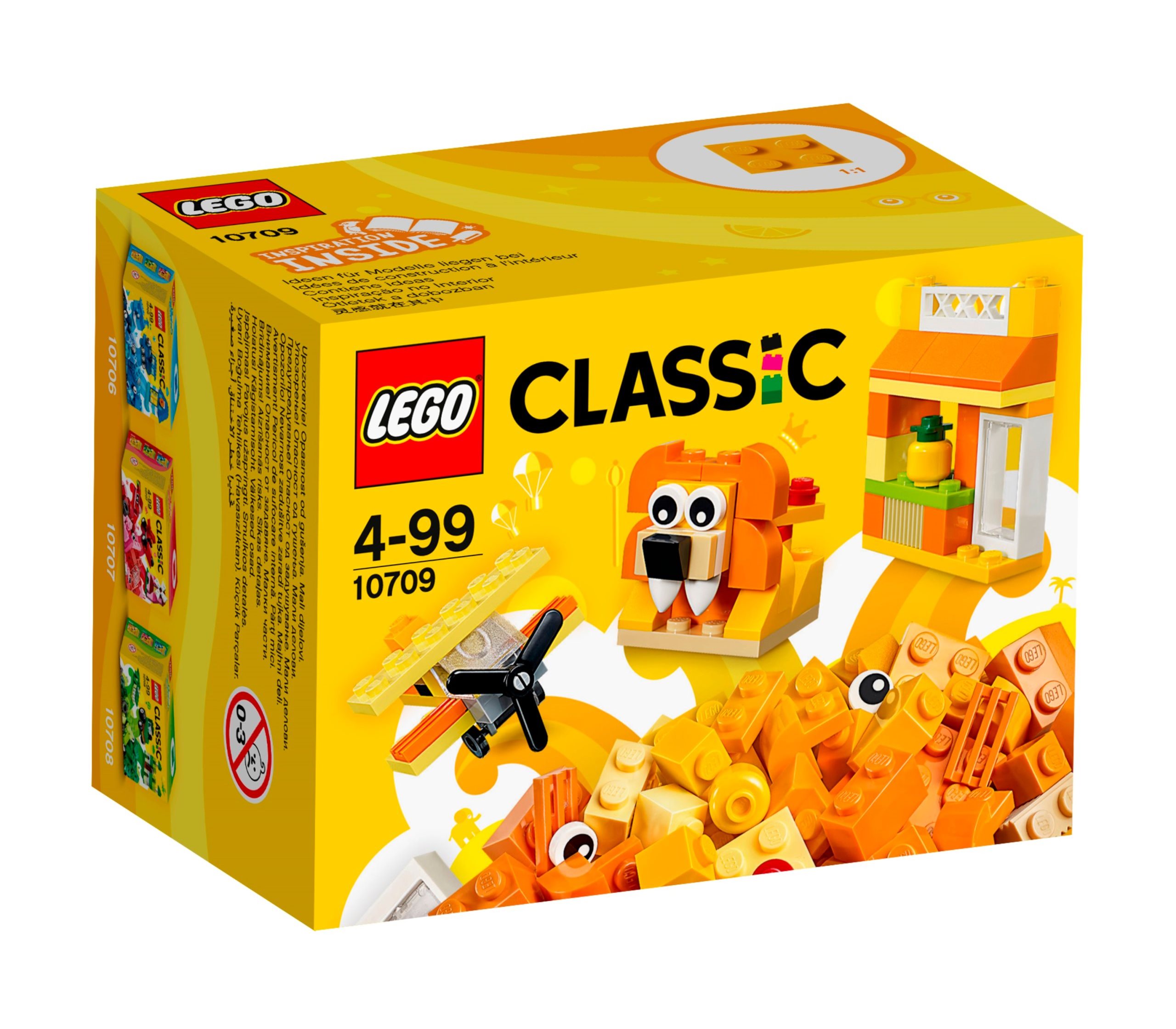 Lego Classic 10709 Pomarańczowy zestaw kreatywny