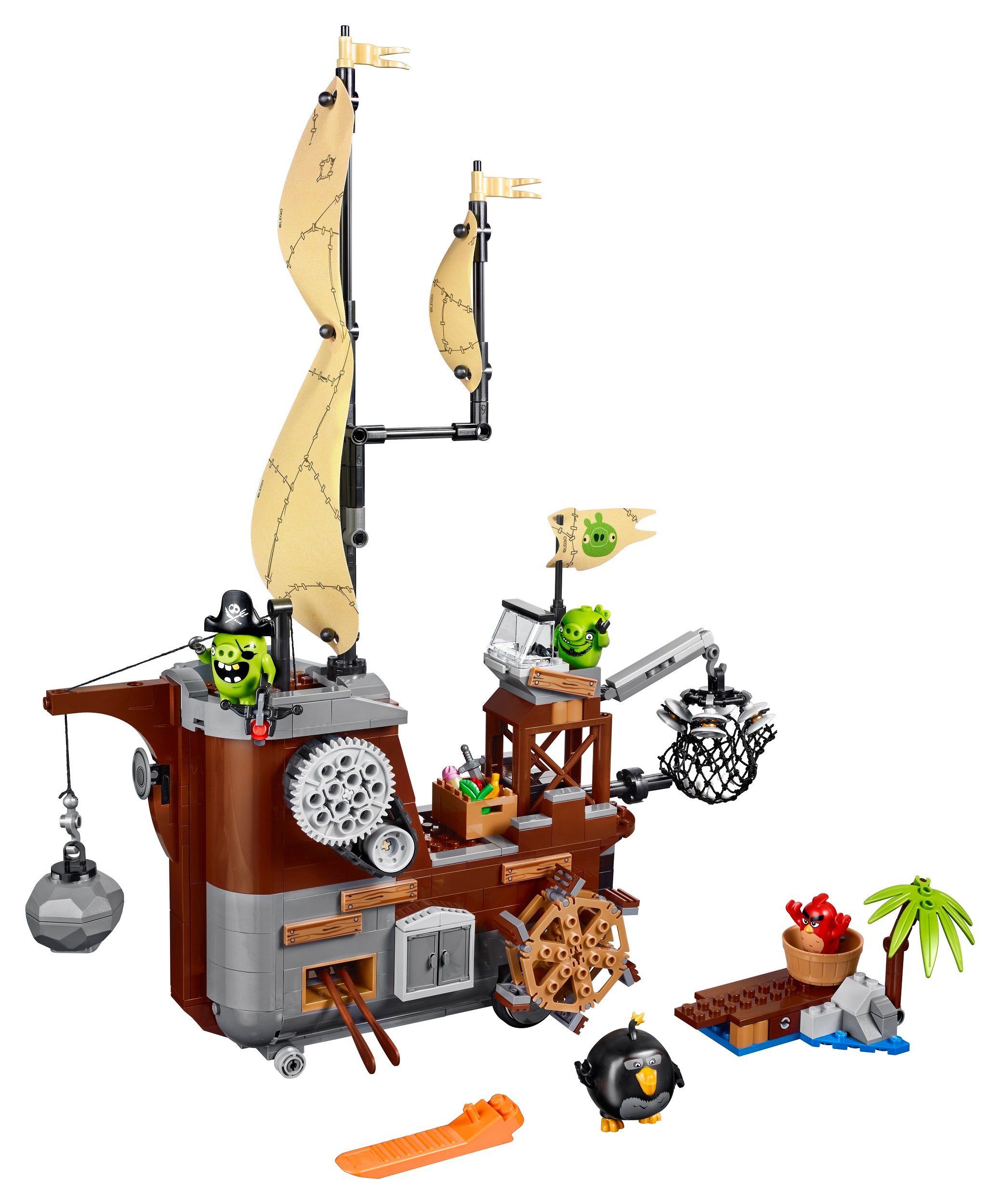LEGO Angry Birds 75825 - Statek piracki świnek Marka LEGO