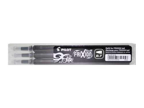 

Wkłady Pilot Frixion 0,7MM Czarny Zmazywalny 3SZT