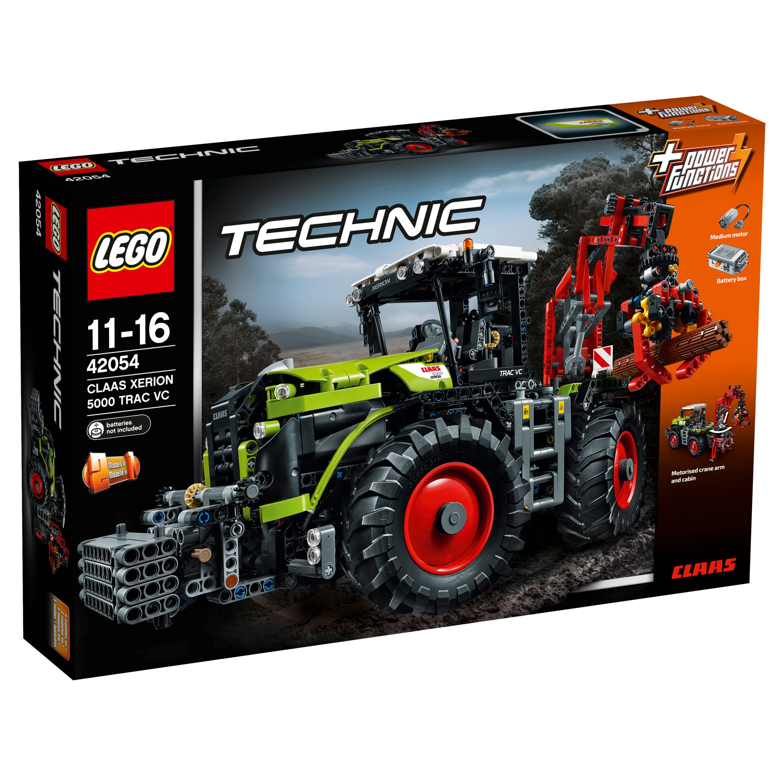 Klocki Lego Technic Zestaw Traktor 2w1 Claas Xerion 5000 Trac VC 42054
