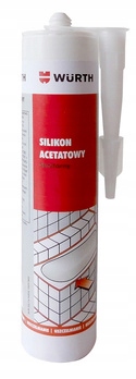 

Wurth Silikon acetytowy sanitarny 310 ml 5 kolorów