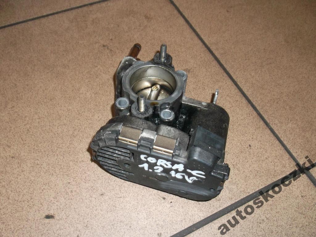ДРОССЕЛЬНАЯ ЗАСЛОНКА opel CORSA C 1.2 16V --