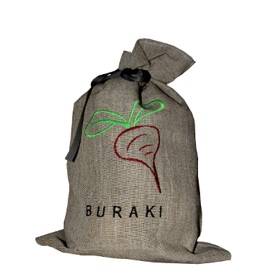

Worek lniany na buraki warzywa 25x37 cm