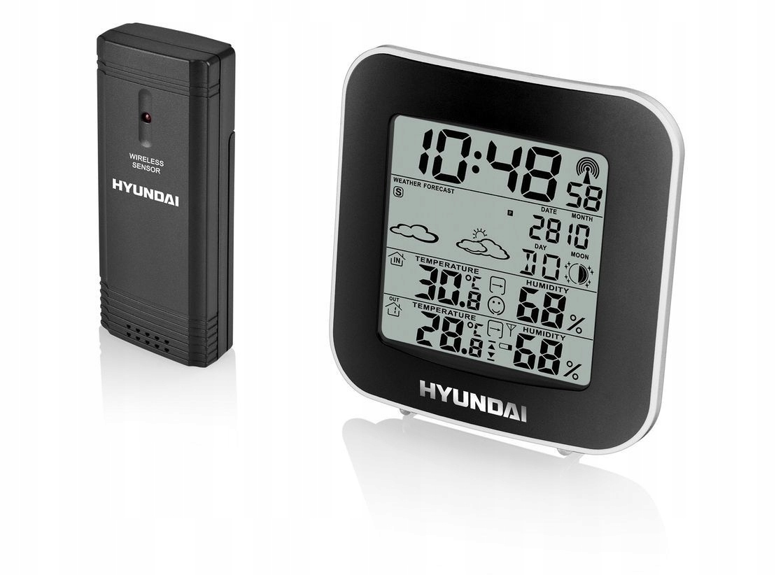 

Stacja Pogodowa Pogody Meteo z Dcf Hyundai Ws 8236