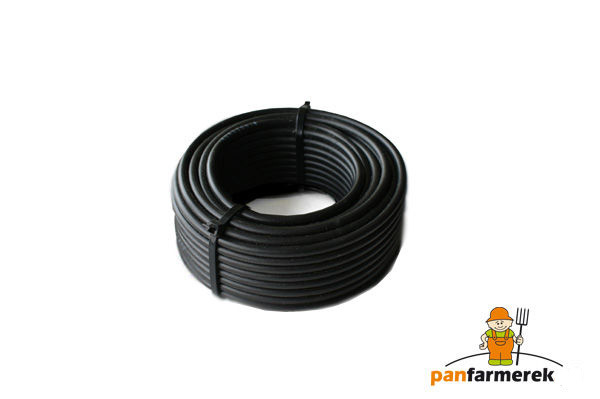 Przewod kabel wysokiego napiecia do elektryzatora pastuch 5m MOCNY czarny Marka inny