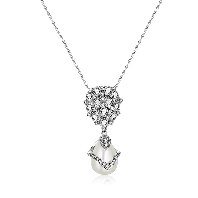 

Nassarius Naszyjnik Perła Pozłacany Swarovski