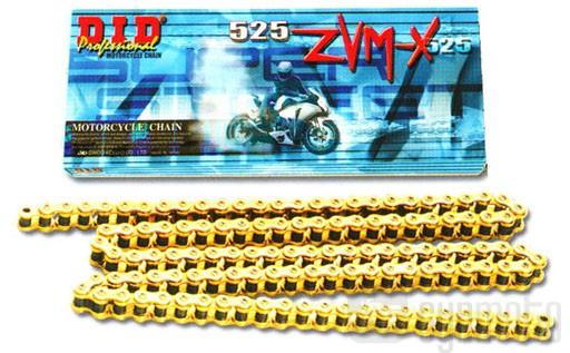 

Łańcuch DID 525 Zvmx Złoty 112 Kawasaki Z 1000 Sx