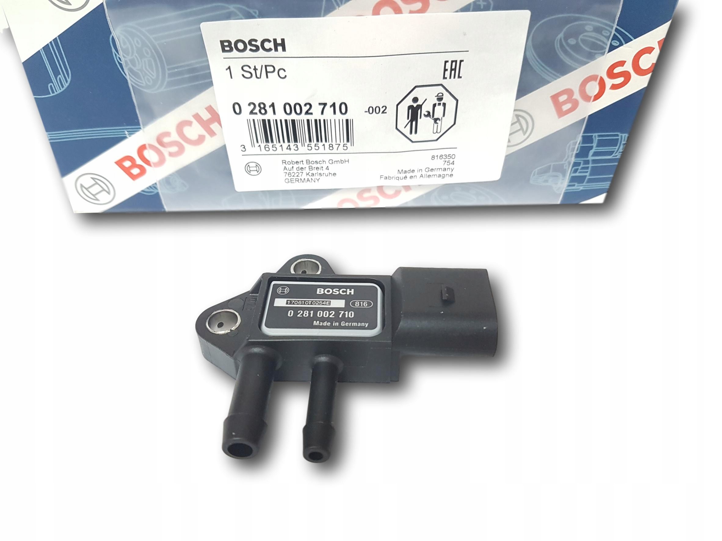 BOSCH ДАТЧИК Ciśnienia SPALIN AUDI SEAT SKODA VW foto 1