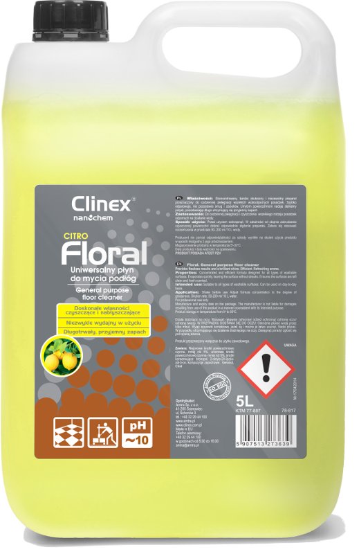 

Clinex Floral Citro Zapachowy płyn do mycia podłóg