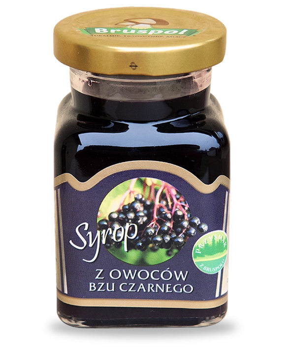 

Syrop z owoców bzu czarnego 150ml Bruspol