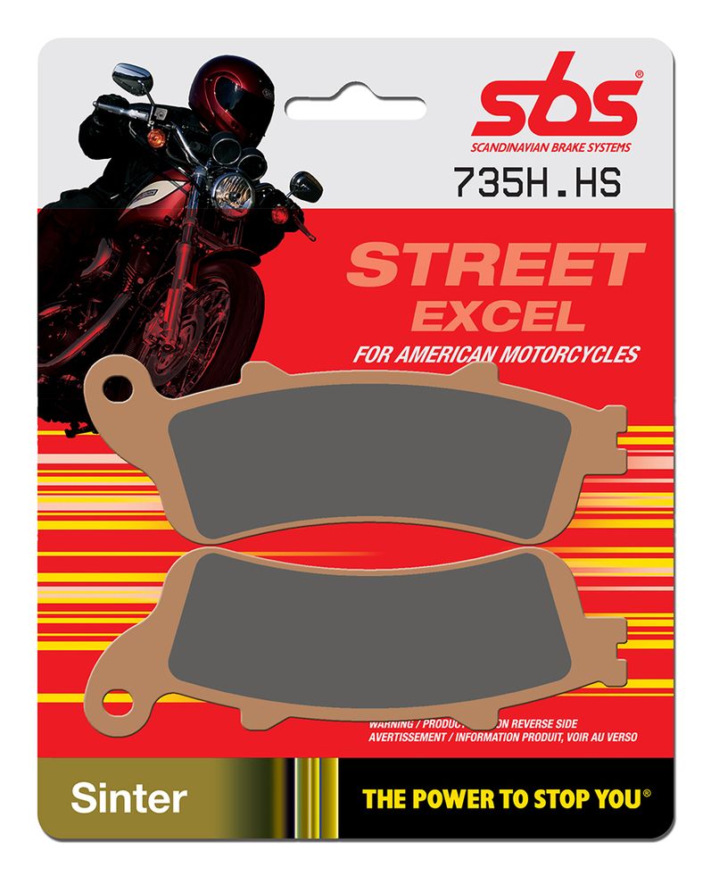 735HS - SBS ГАЛЬМІВНІ КОЛОДКИ HONDA XL 1000 VARADERO ПЕРЕДНІ