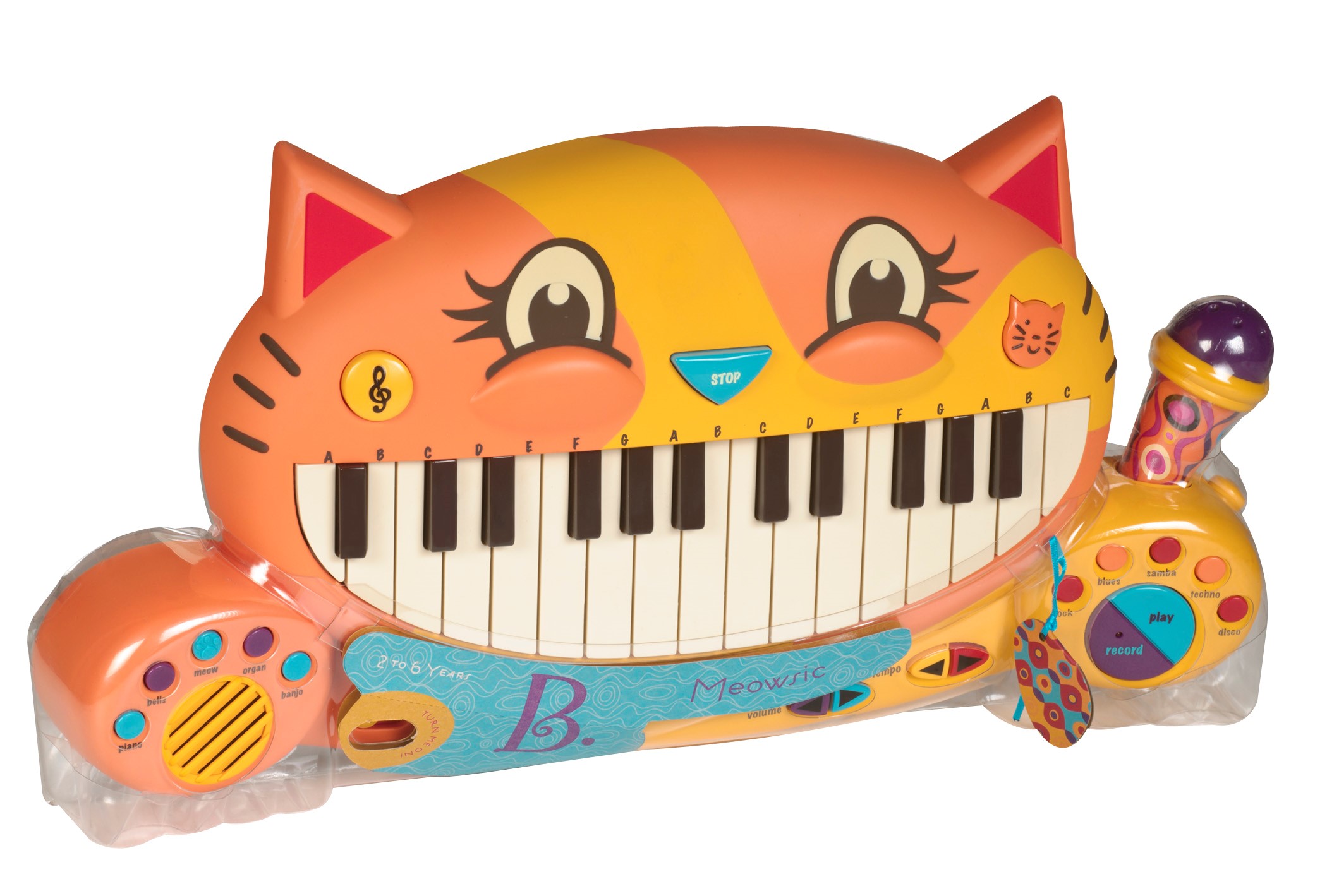 

Pianinko-kotek mikrofon nagrywanie Meowsic B.toys