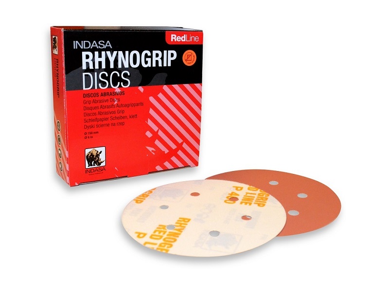 

5 x Indasa Krążek ścierny Rhynogrip 6H Red P600