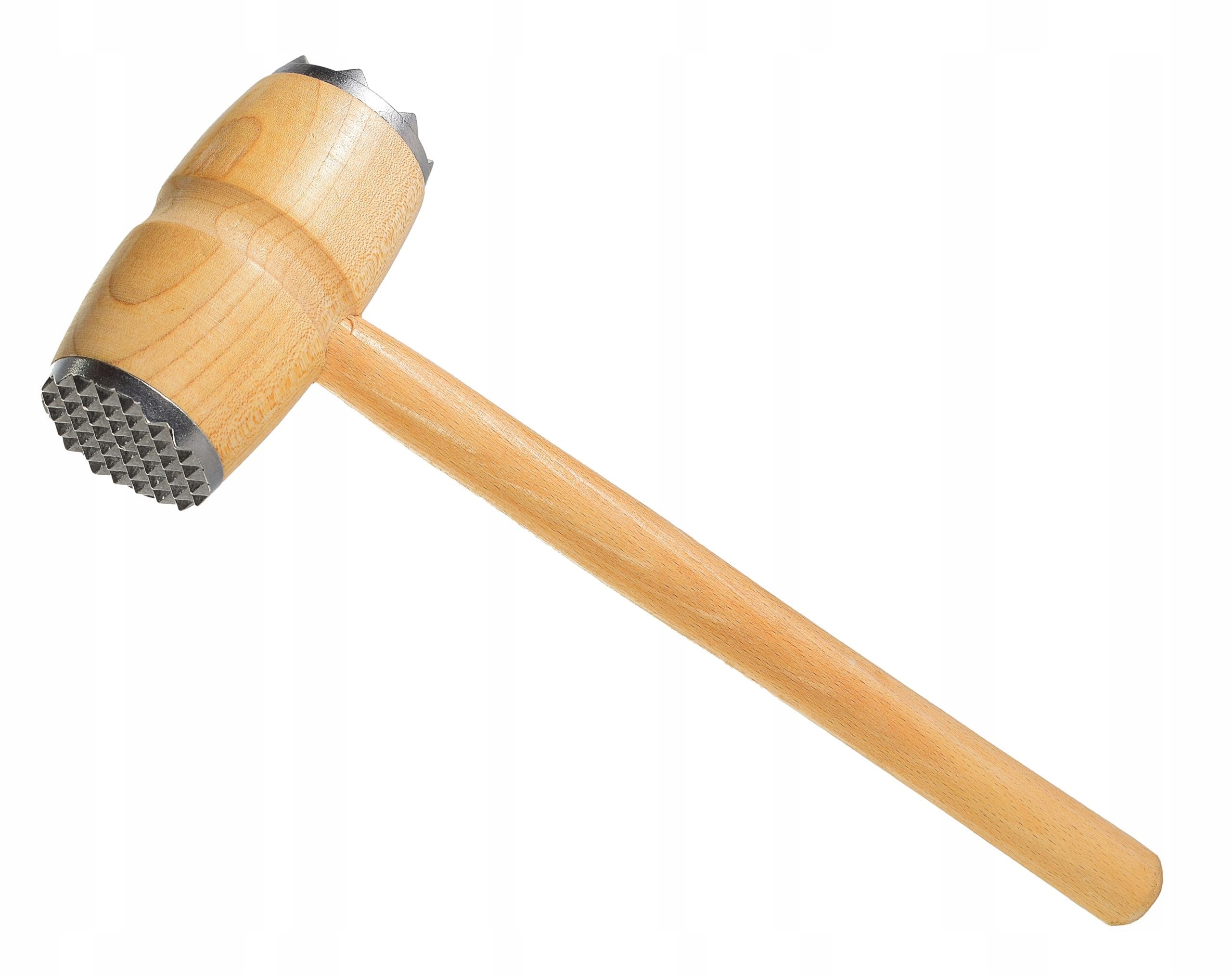 

Drewniany Okuty Tłuczek Do Mięsa 31 CM