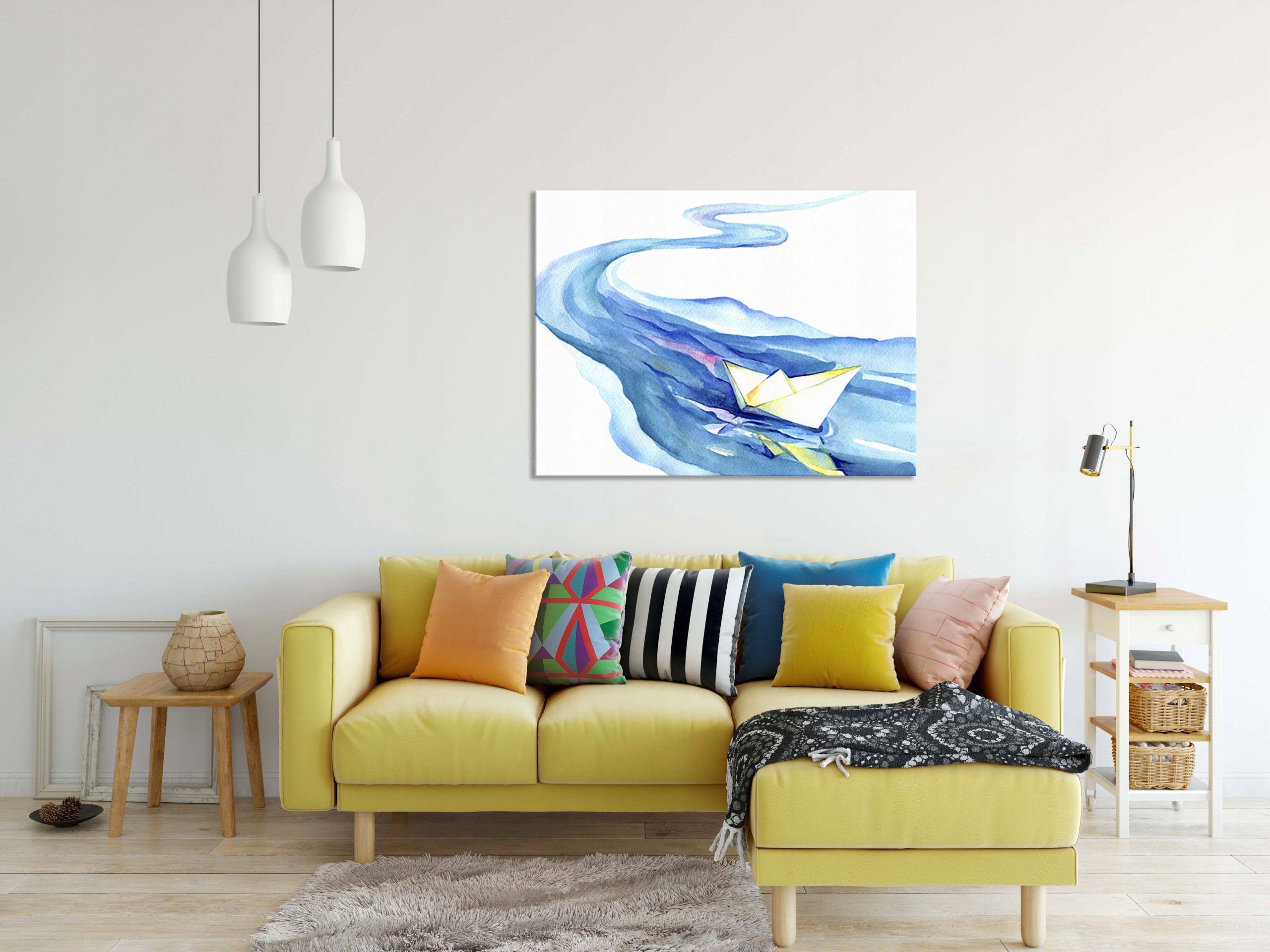 OBRAZ na płótnie ABSTRAKCJA 98528067 120x80 WZORY Wysokość produktu 80 cm