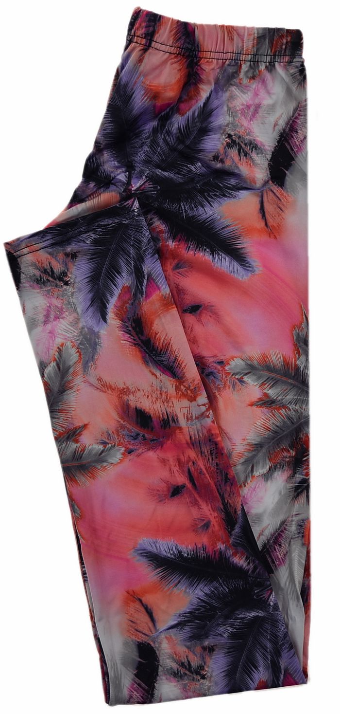 

Calzedonia legginsy tropilalny wzór palmy M/L 3/4