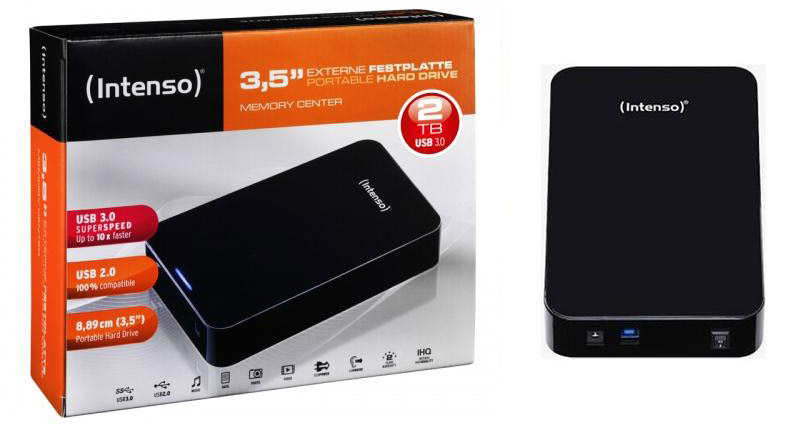 

Dysk Zewnętrzny Intenso Memory Center 2TB Usb 3.0
