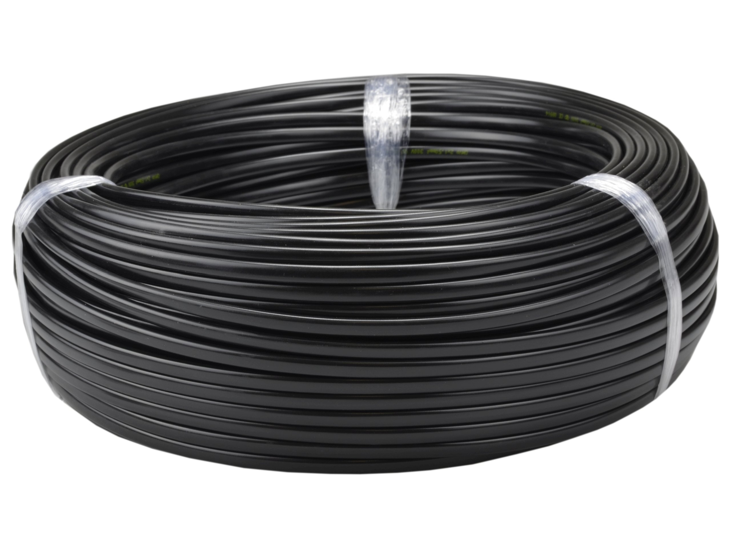 

Kabel przewód OMYp 2x0,75 czarny linka płaski 100m