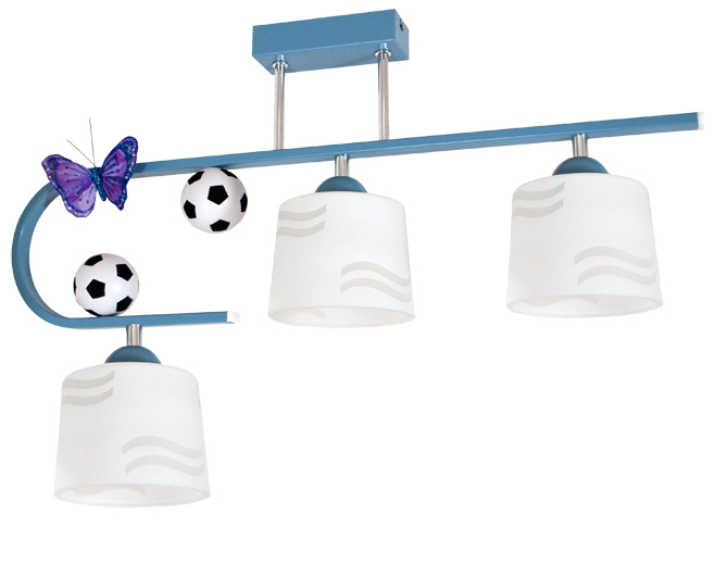 

Lampa wisząca dla chłopaka Football 3 niebieski
