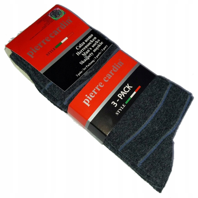 

Skarpety Pierre Cardin paski 3P 39-42 Grafit