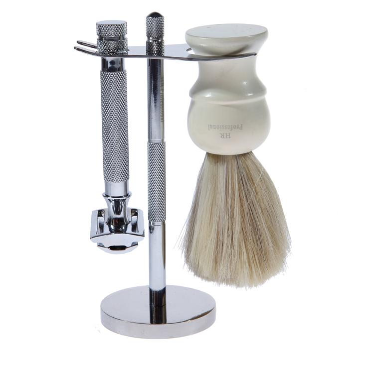 Maszynka Pędzel Do Golenia Zestaw Na Stojaku