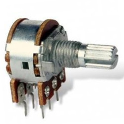 [STcs] 2XP10KAk potencjometr logarytmiczny 2x10k