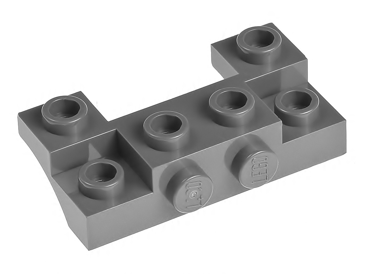 

Lego Klocek mod. 2x4-1x4 14520 szary ciemny