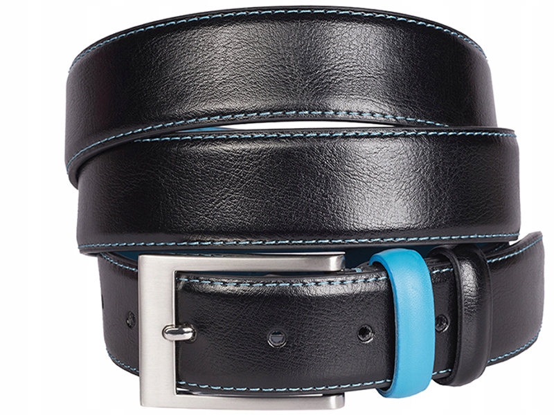 

Skórzany Szeroki Pasek do Spodni XL Czarny P6 110