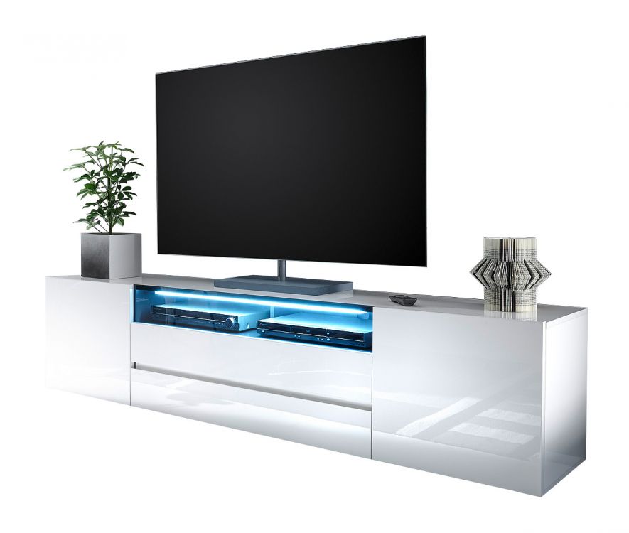 

Włoska Szafka pod Tv Wysoki Połysk 185 cm Viktoria