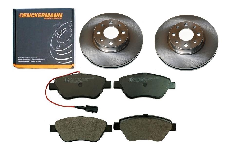 Kotouče Fiat Doblo Albea Přední 05- 257 mm Sada