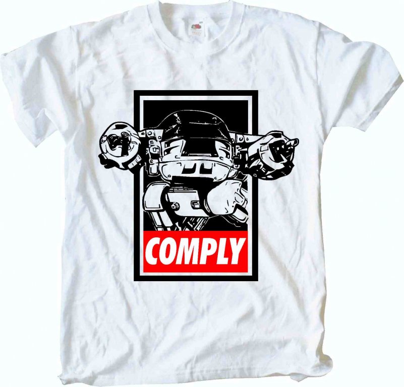

Robocop, Comply, Obey T-Shirt, Koszulka
