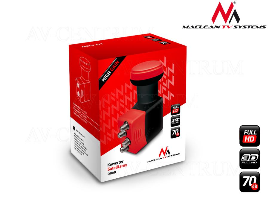 KONWERTER SAT Quad POLSAT NC+ ORANGE BYDGOSZCZ Typ quad (poczwórny)