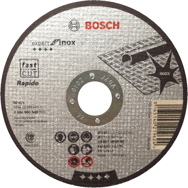 

Bosch Tarcza Korundowa Do Metalu Inox 125x1mm