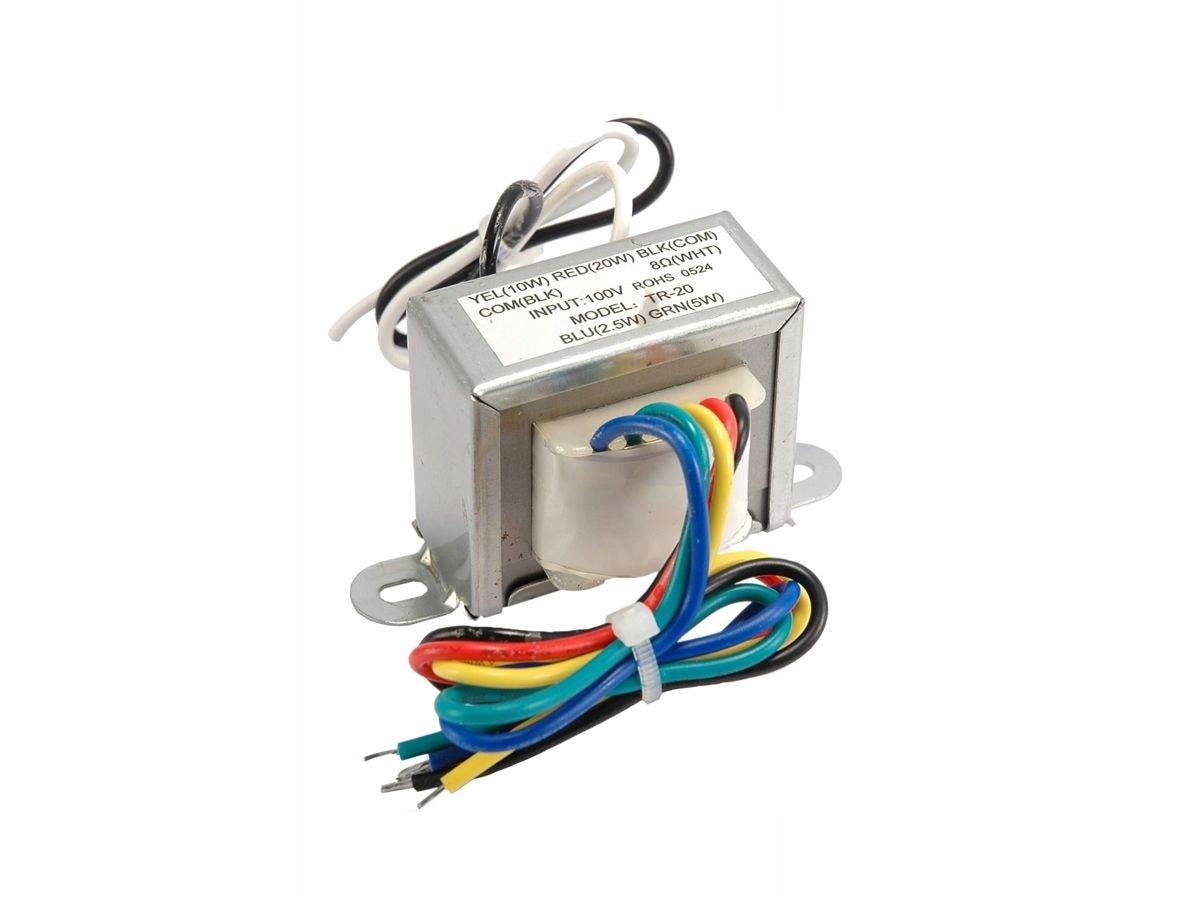 

Transformator 100V - 20W/10W/5W/2,5W - Amc Tr 20