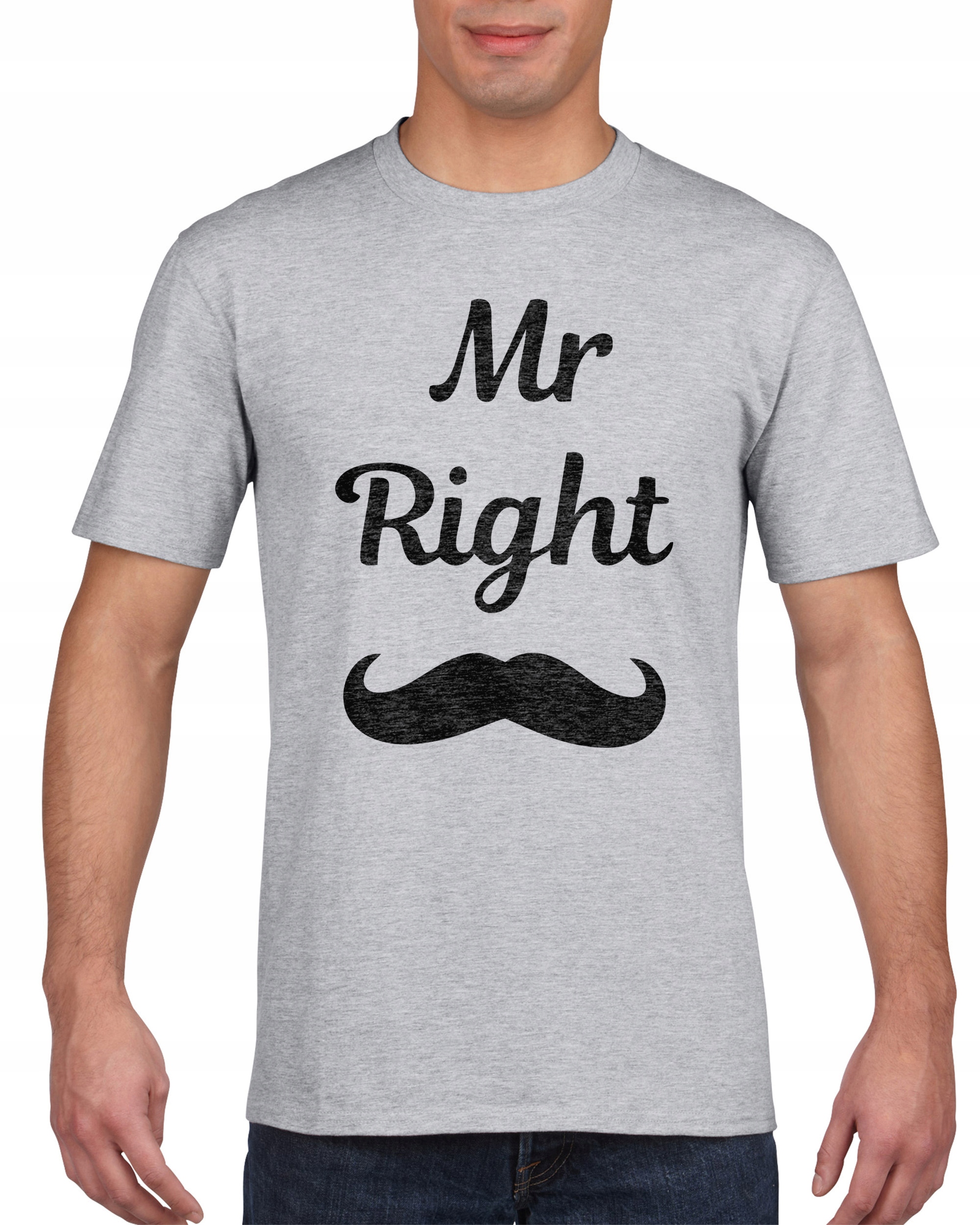 

Koszulka męska Mr Right Love Dla Chlopaka s S