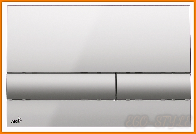 AlcaPLAST Przycisk chrom połysk/mat M1713 Delfin Rodzaj do WC