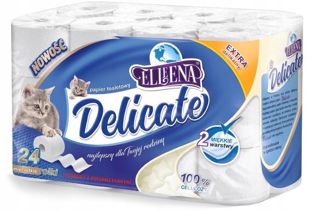 

Delicate 24 rolki papier toaletowy 2 warstwy