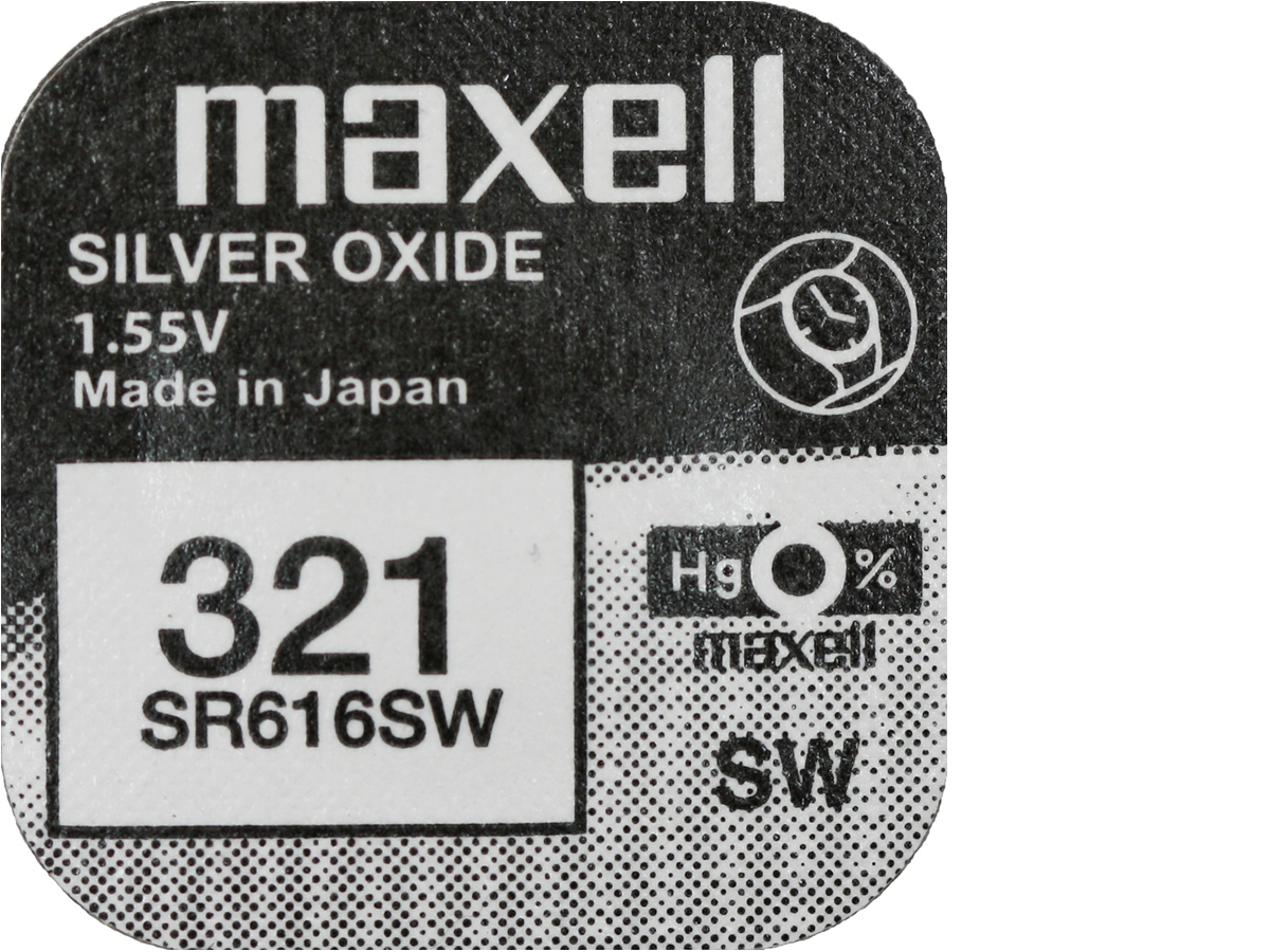 

1x Bateria Srebrowa Maxell Sr 616 Sw 321 SR65 611