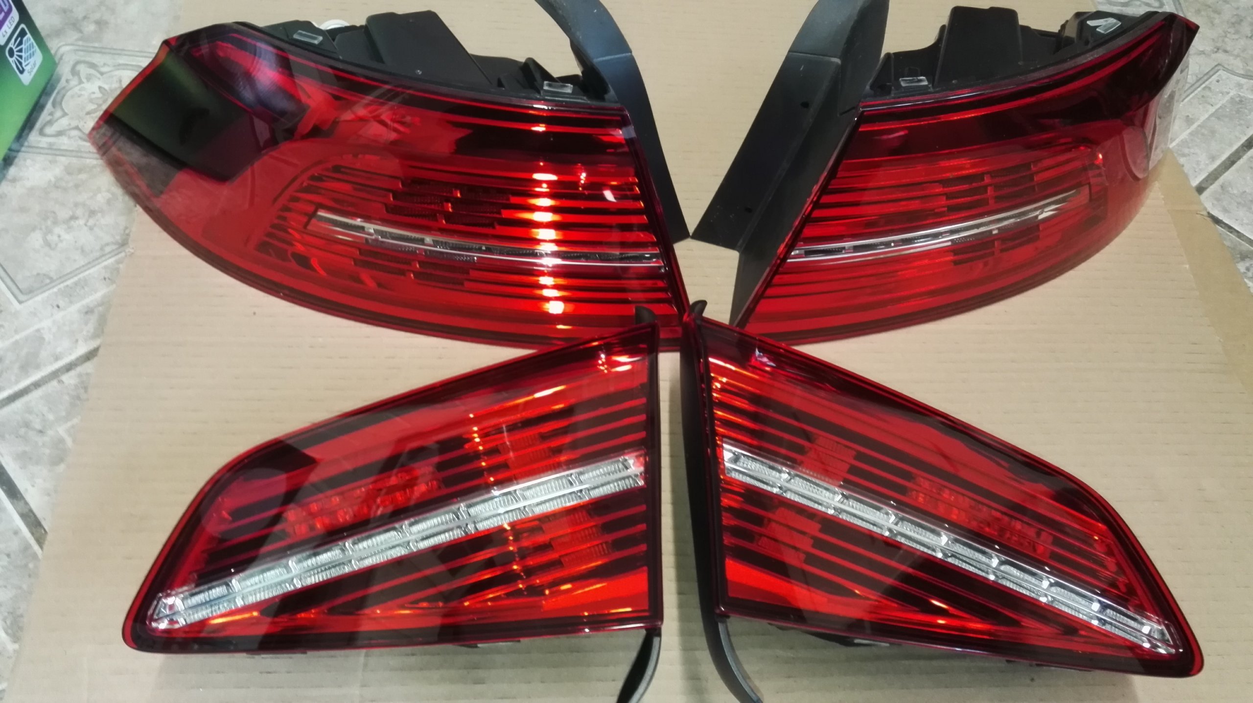 VW PASSAT B8 SEDAN LAMPY TYŁ TYLNE LEDY LED za 1900 zł z SZKLANA